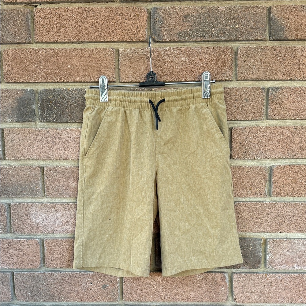 Nautica Boy's Tan Flat Front Shorts Size Medium